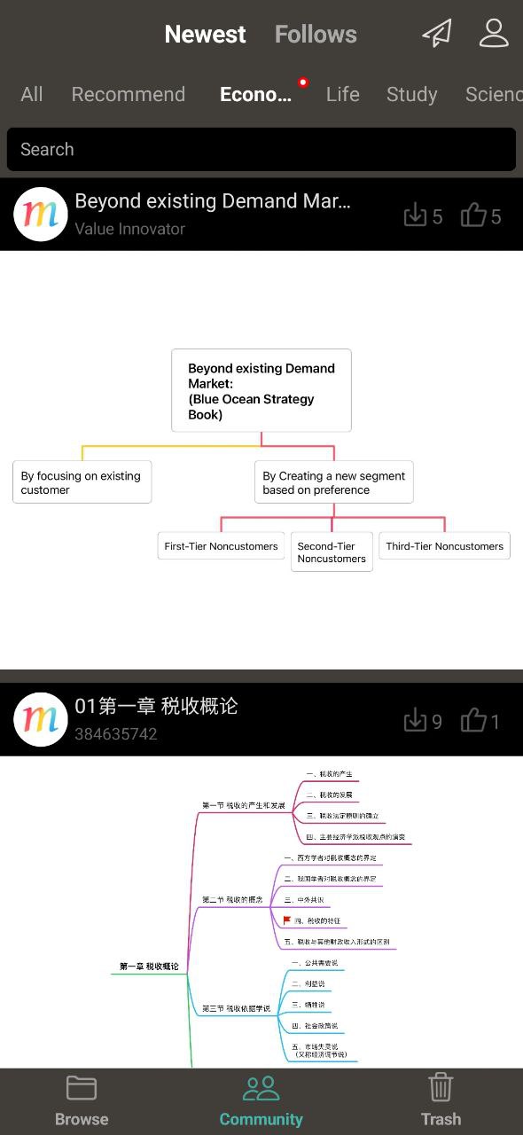 思维导图app应用