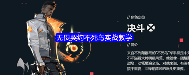 《无畏契约》无畏契约不死鸟玩法详解与实战技巧