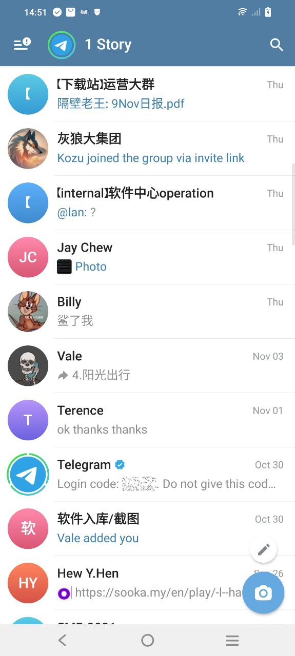 telegram应用